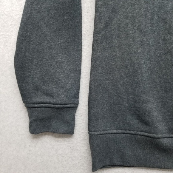 Orvis Sweater Mens 2XL Gray Long Sleeve Pullover Mock Neck Zip Casual - Picture 2 of 13